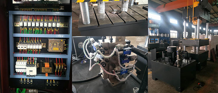 250吨四柱液压机细节2