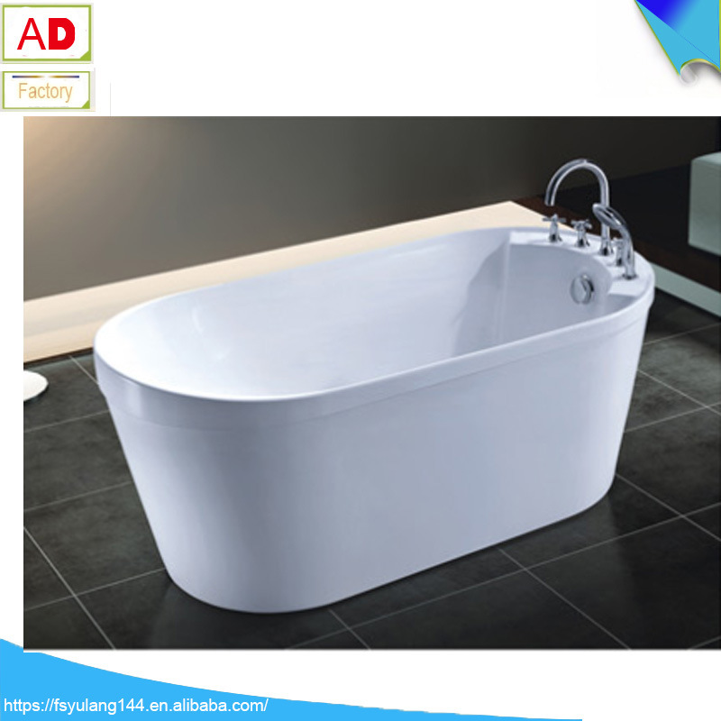 Bathtub Wholesale Oval Five-piece Set Freestanding Bathtub Simple Bathtub Deepened Soaking Korean-style Bubble Tank