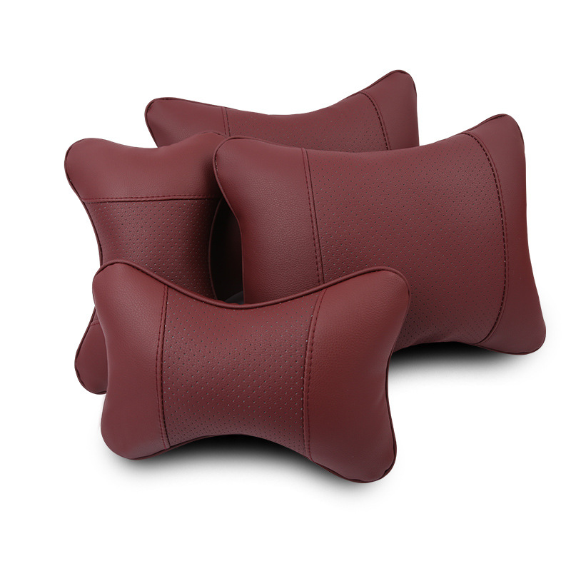 Lumbar pillow New car Pillows Waist Car Accessories Headrest Neck Pillow vehicle Pillow Full leather Four seasons The car