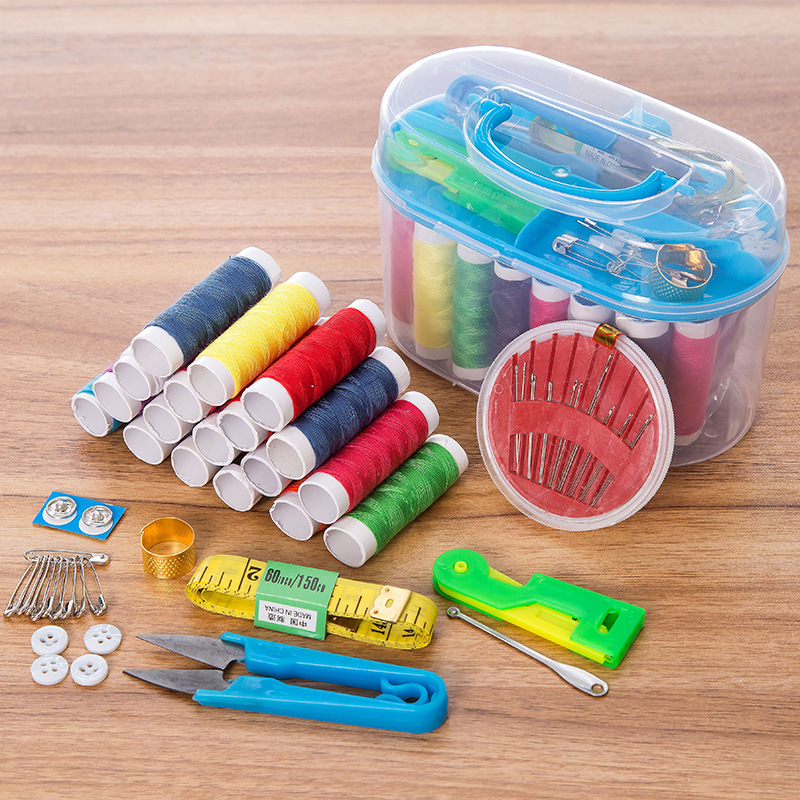 Sewing Box10-piece Set Practical Home Sewing Box All-round Mini Portable Organizing Sewing Bag Sewing Bag