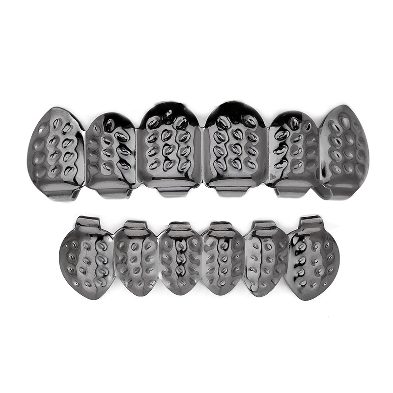 2020 Pretty Teeth Grillz Bottom Elegant Mold Kit Hip Hop Tooth Cap Top & Bottom Grill Teeth