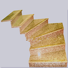 厂家生产黄铜加厚T型梅花实心镶嵌楼梯防滑条 踏步压缝装饰铜条补