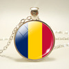 Pendant, fashionable accessory, with gem, wish, European style