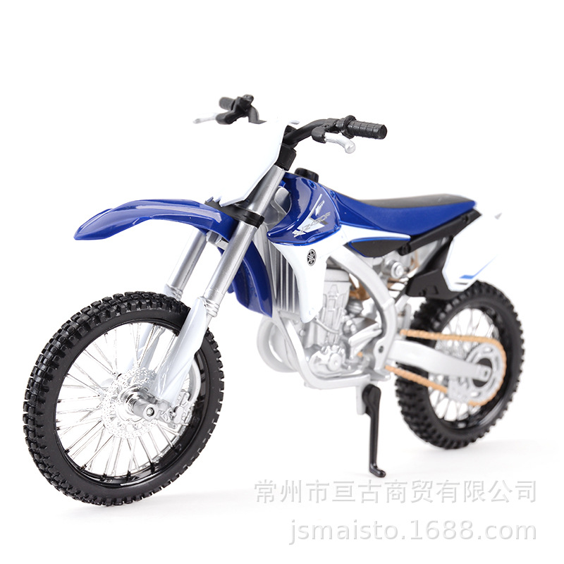 Modelo de motocicleta de aleación de simulación estática de Kawasaki YAMAHA YZR-R1 2021