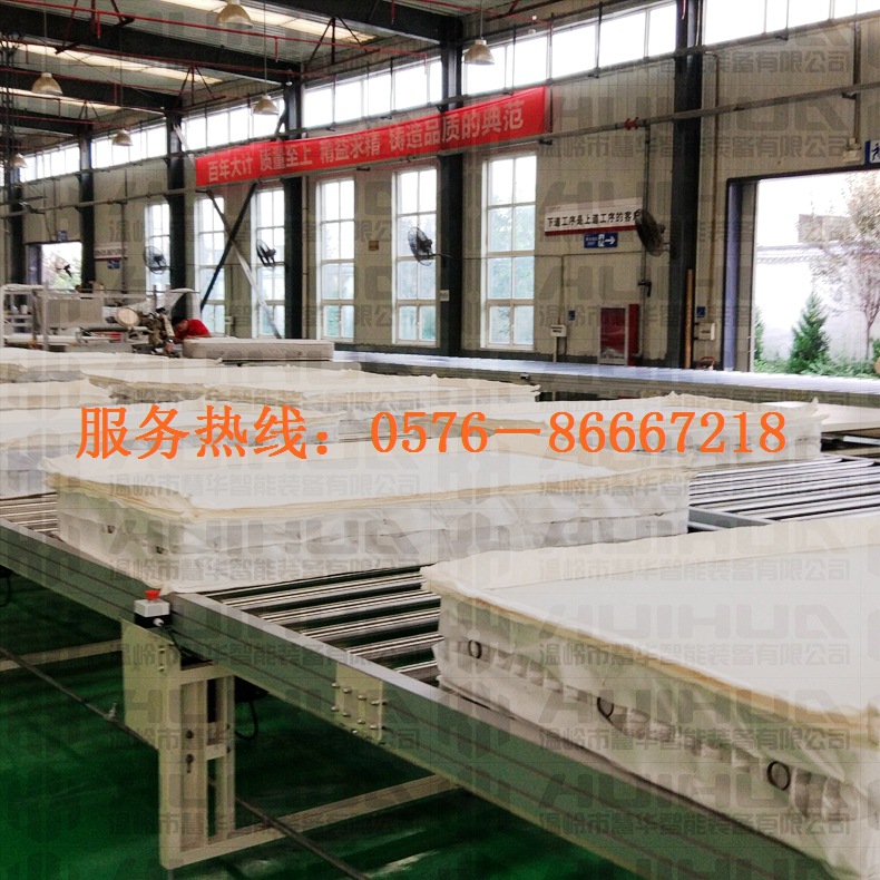 专业供应成套席梦思床垫生产线；床垫流水线；输送线厂家直供(图)