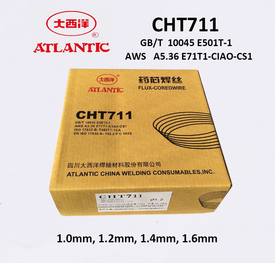 云南大西洋药芯焊丝CHT711\/E71T1