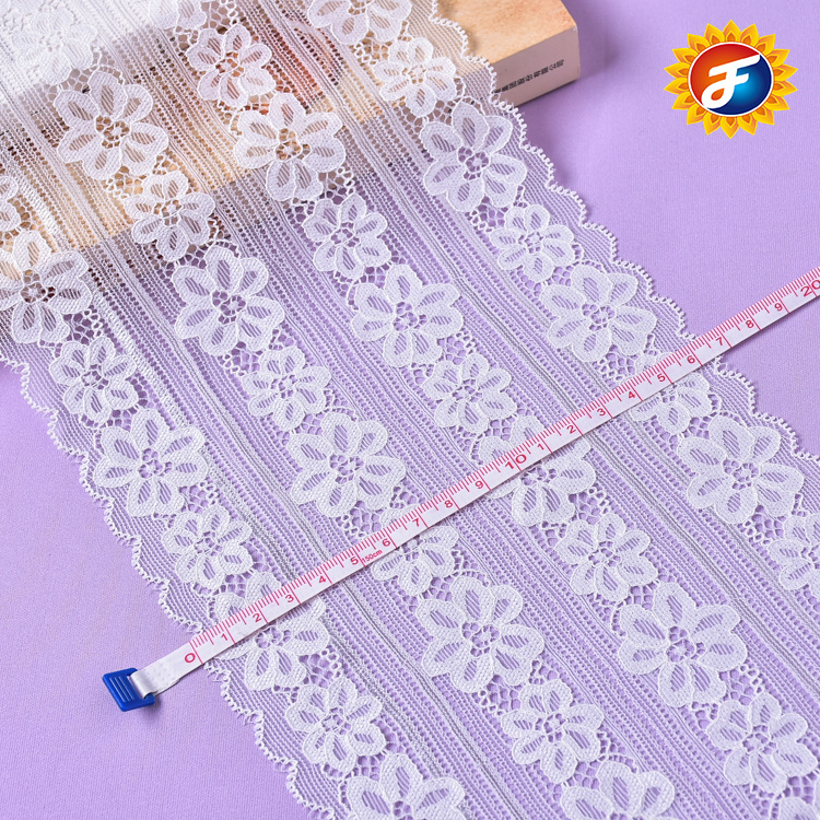 长乐花边厂家直供7.5cm蕾丝花边 无弹 服装辅料花边 童装裙摆花边