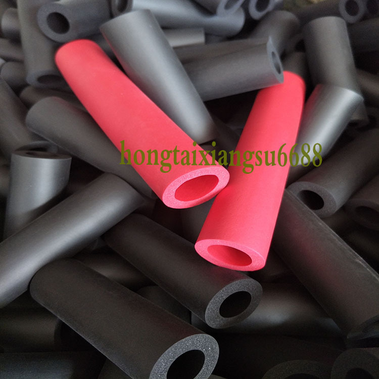 新品双色橡塑海绵套管 防滑发泡泡绵手把套 充汽垫扶手海绵套管