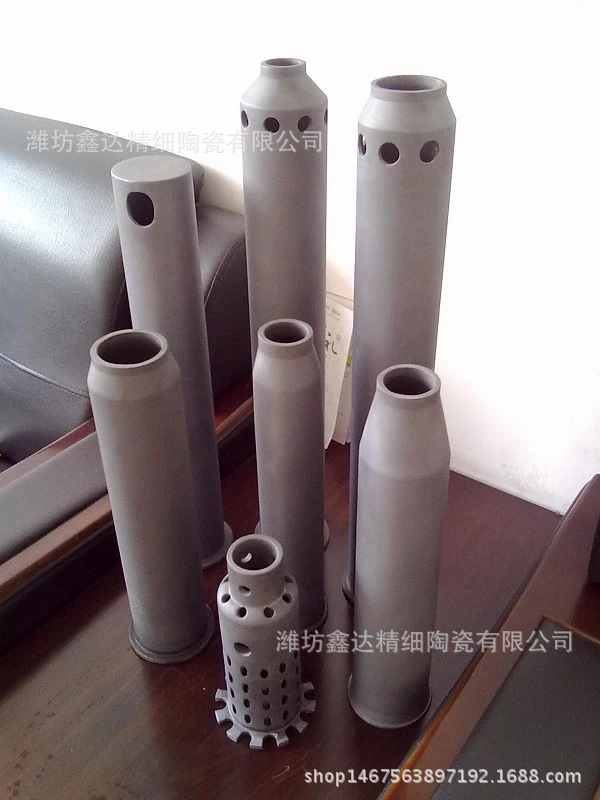 碳化硅烧嘴，碳化硅喷火嘴烧嘴套，碳化硅火枪，碳化硅耐火管