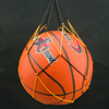 Elastic black and yellow two-color football nylon basketball mesh bag, Birthday gift, wholesale