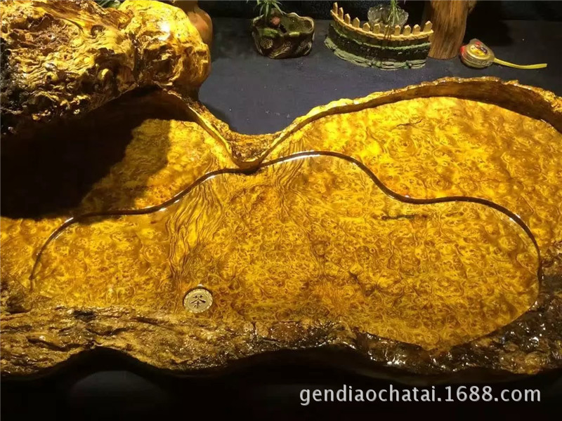 金丝楠实木小大号茶盘根雕茶海黑檀整块实木家用排水黄金樟茶盘-阿里巴巴