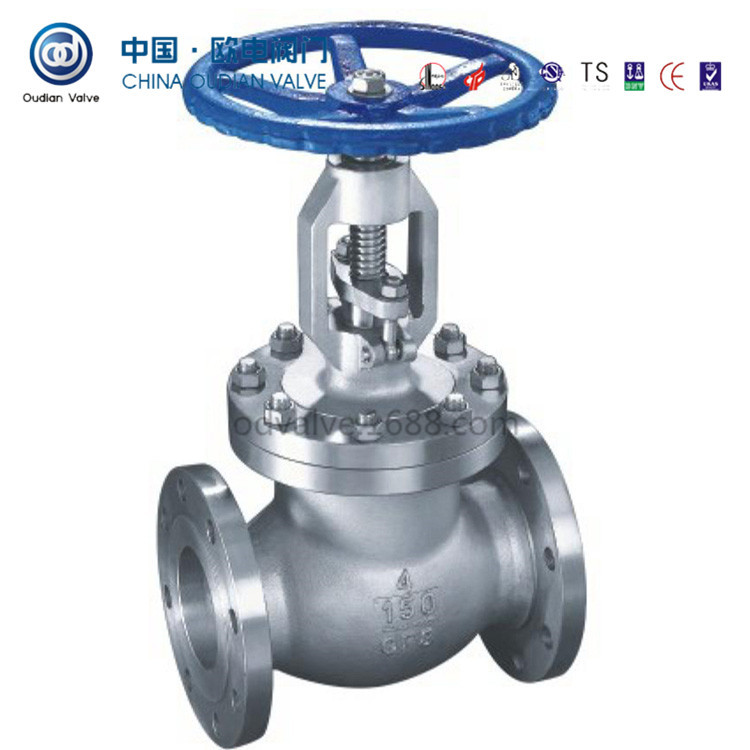 美标截止阀   C4钢截止阀   法兰连接   美标   耐硝酸钢截止阀