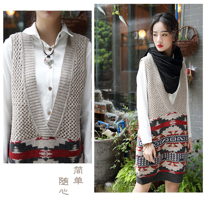 Gilet femme YAN GUANG en Tricot - Ref 3317593 Image 11