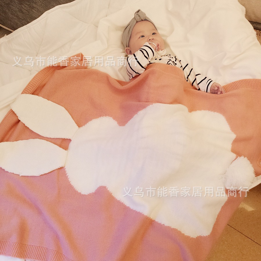 兔子毛线空调毯 (34)