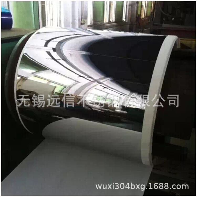 厂家供应镜面不锈钢带 201 304 硬态镜面不锈钢卷 厚度0.1mm-3.0