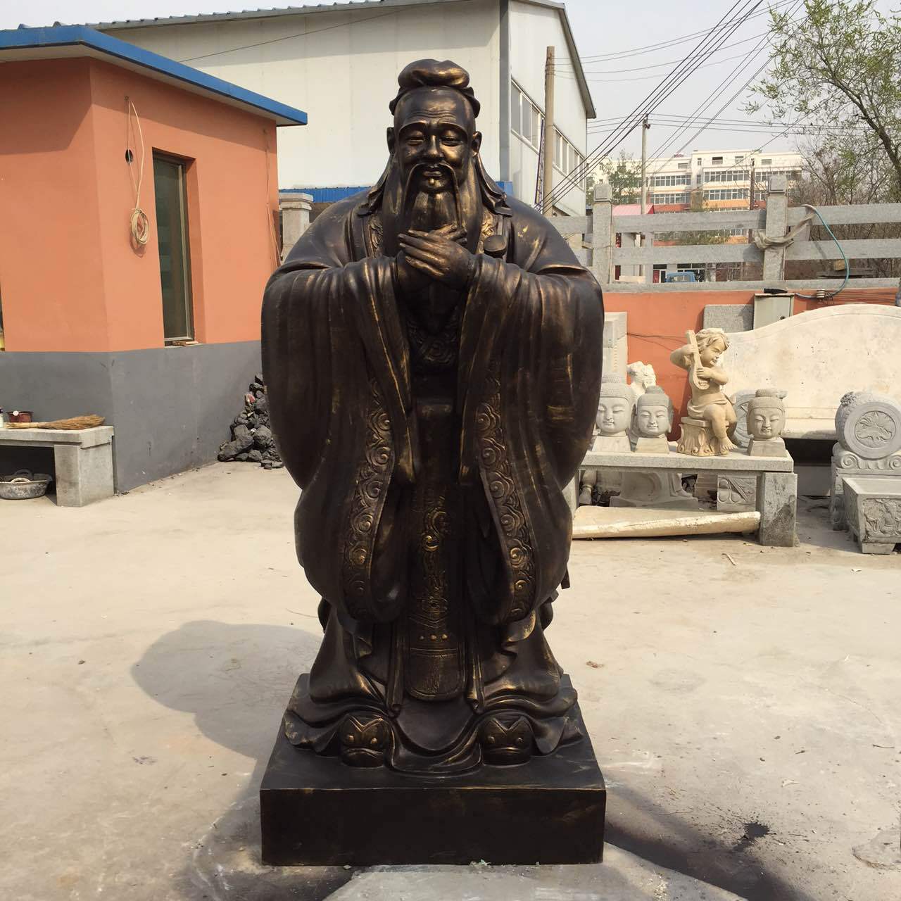 玻璃钢仿铜雕塑