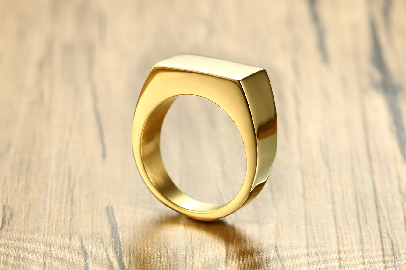 Simple Style Geometric Stainless Steel Rings Stainless Steel Rings display picture 2