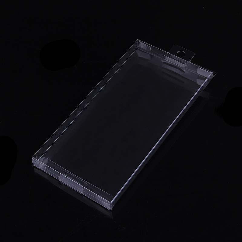 厂家现货批发透明PVC包装盒 带挂钩PP折盒塑料盒子可定 制彩盒