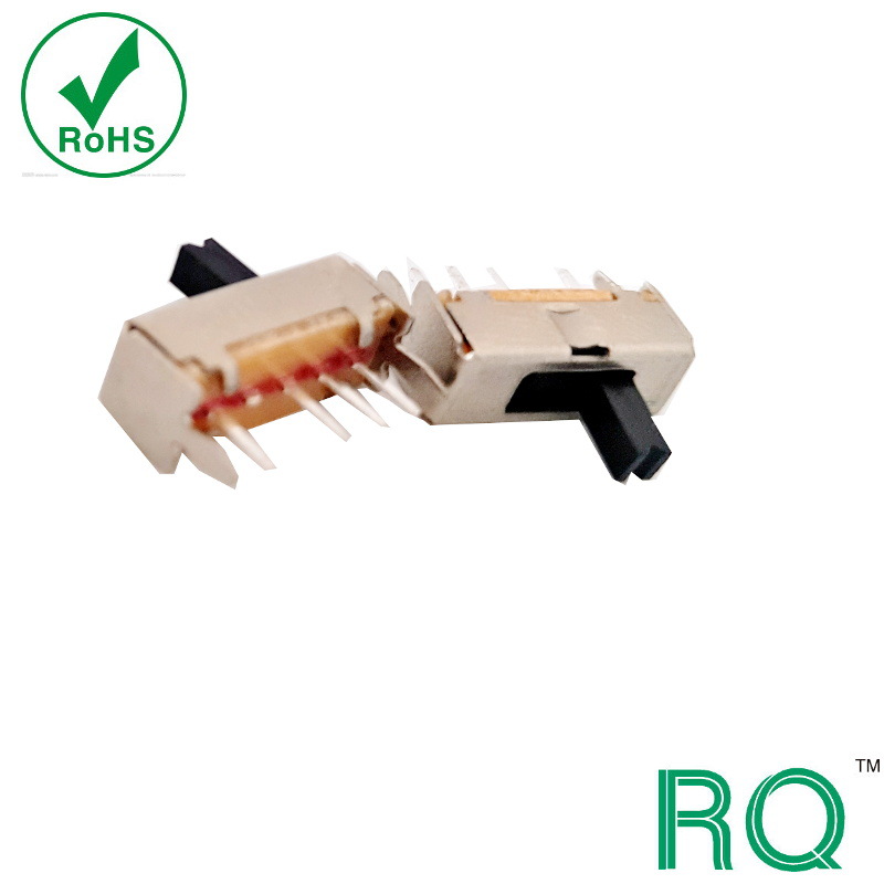  厂家生产插件带支架四脚三挡正向SS-13D01滑动开关