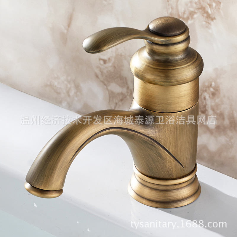 European-style antique washbasins and faucets, retro bathroom cabinets, washbasins and faucets, cross-border Amazon factory export wholesale undefined