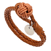 Juego De Tres Piezas De Pulsera De Guitarra De Aleación Tejida Con Cordón De Cuero De Joyería Europea Y Americana display picture 7