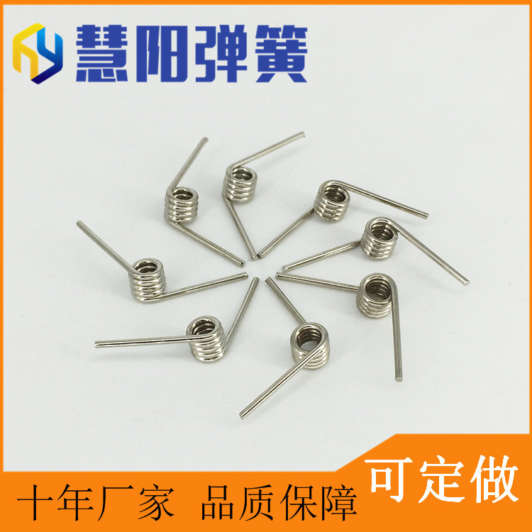 东莞扭簧厂家直供批发夹子弹簧 专业发卡扭力弹簧 配套铆钉有售