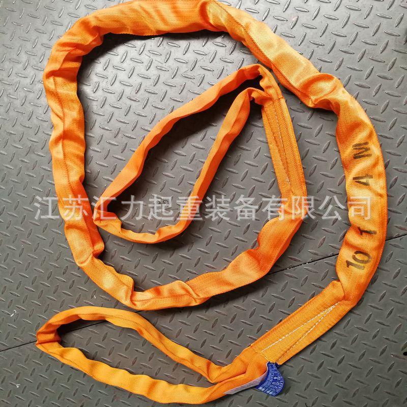 厂家直供 柔性吊装带10t6m 加护套吊带10t12m 双环眼吊装带