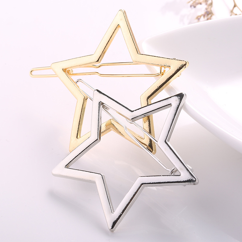 Fashion Star Alloy Hair Clip display picture 1