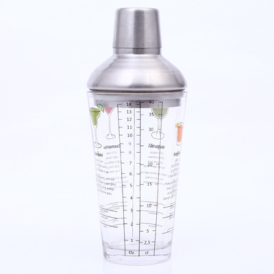 550ml不锈钢调酒器套装 鸡尾酒调酒器 调酒工具定制logo酒具批发|ru
