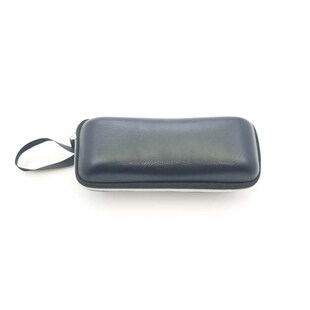 Anti-pressure zipper leather glasses case sunglasses thickened cloth bag glasses cloth factory wholesale