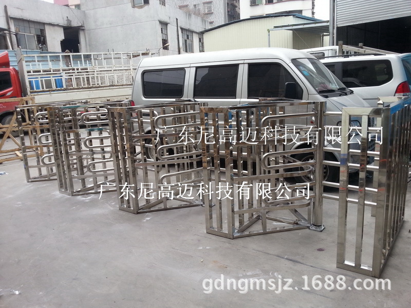 单向旋转闸通道闸门 景区旅客出口管理半高旋转辊闸 不锈钢旋转门