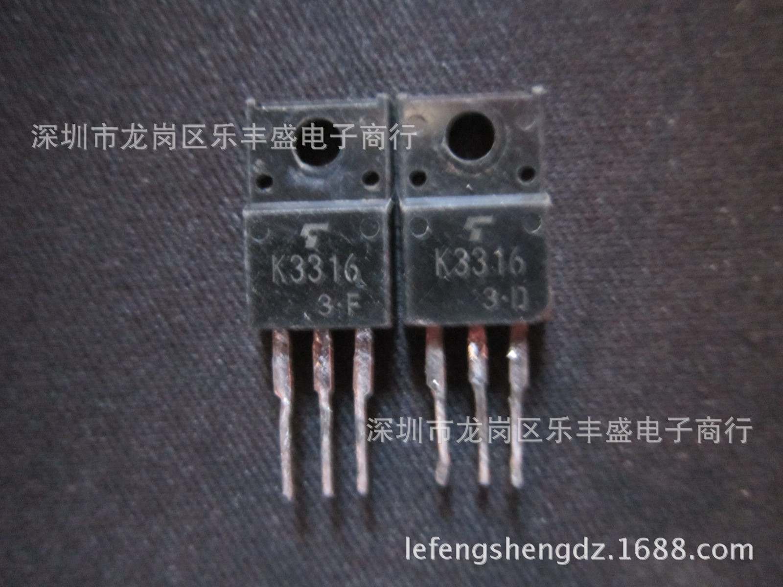 K3316 2SK3316 拆机东芝 TO-220F N通道MOS 5A 500V