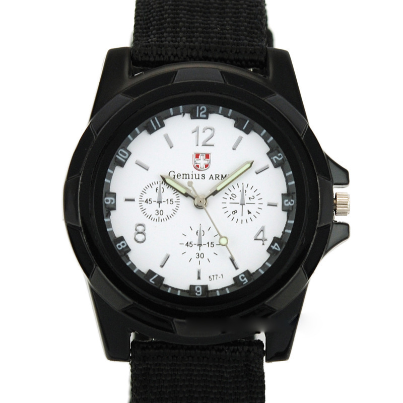Sports Solid Color Buckle Quartz Men's Watches display picture 2