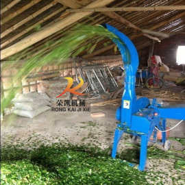 移动小型铡草机图片家用玉米秸秆铡草机畜牧养殖象草皇竹草铡草机