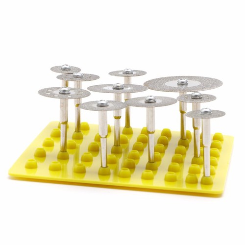 Electric grinding accessories 10pc boxed diamond small slices emery saw blade glass jade cutting and polishing saw blade