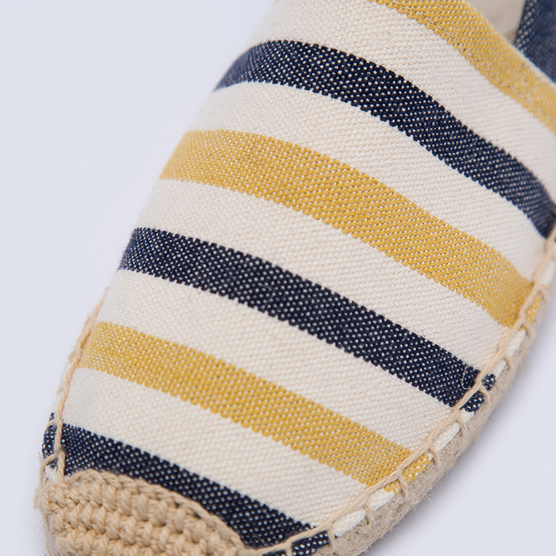 Low casual cloth fashionable straw espadrilles