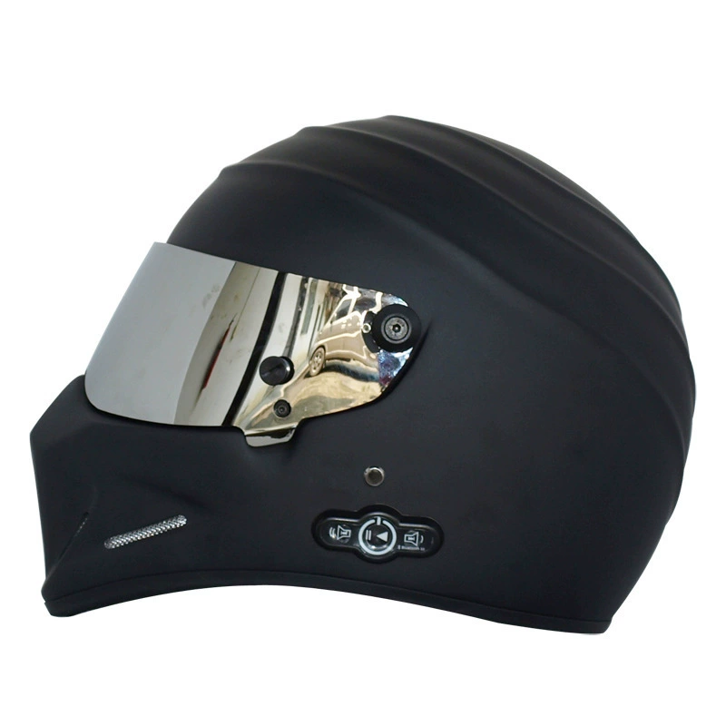 Half helmet, keep warm karting, glass racing car, bluetooth