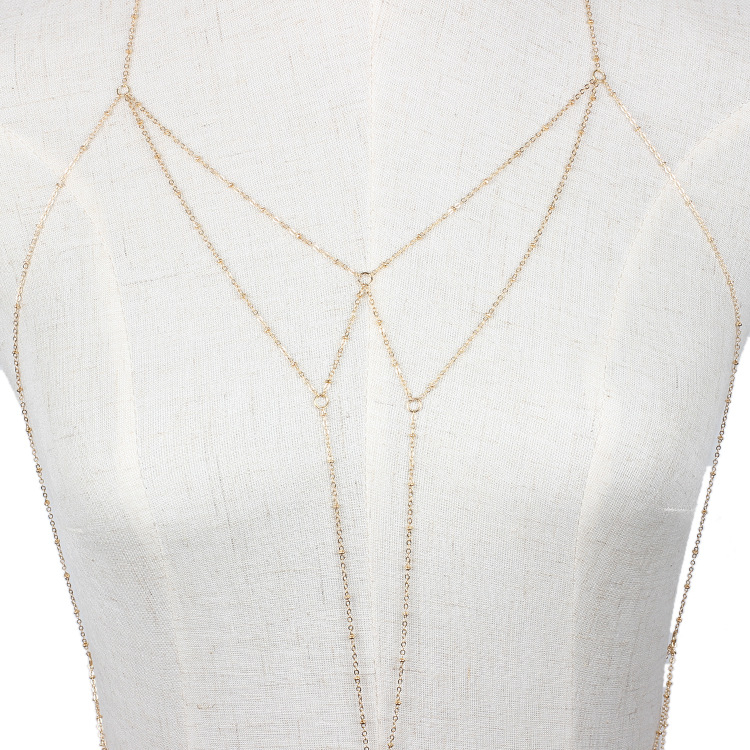 16g Weight Necklace Classification Travel Occasion Women'S Gender Bohemian Style Gold, Silver Color New  Multi-layer Tassel Body Chain Wholesale Nihaojewelry 7