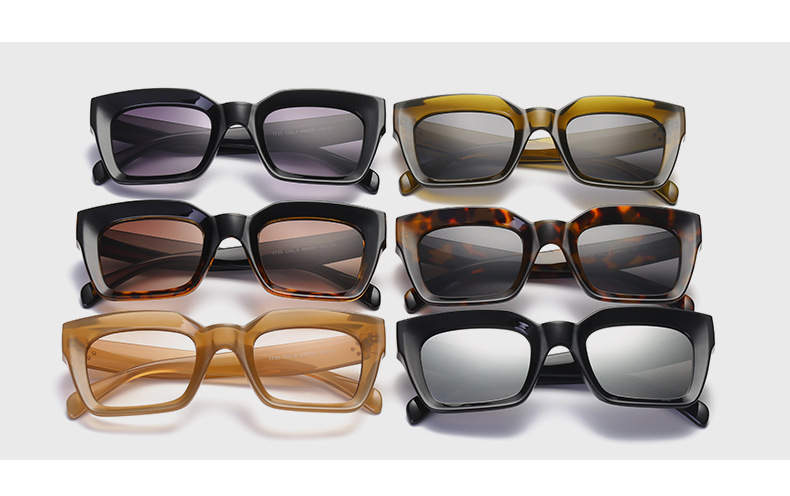 60g Weight UV400 Protection Lens Material Retro Style Gradient Color, Green, Black Color Retro UV400 Protection Women's Sunglasses