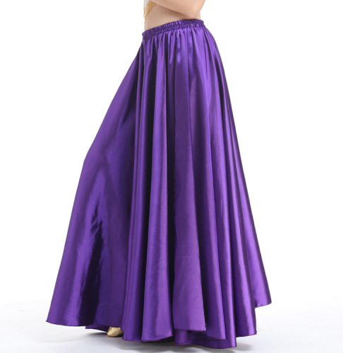 Belly Dance skirts for women Silk Satin Dress Indian dance show skirts