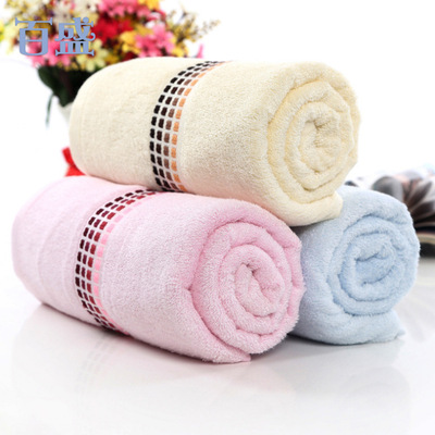 Manufactor wholesale new pattern ventilation Skin-friendly Bamboo fiber towel customized Imprint LOGO soft comfortable water uptake towel