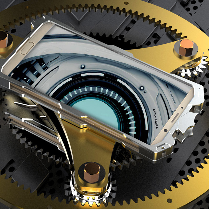 SIMON THOR Aviation Aluminum Alloy Shockproof Armor Metal Case Cover for Huawei Mate 10