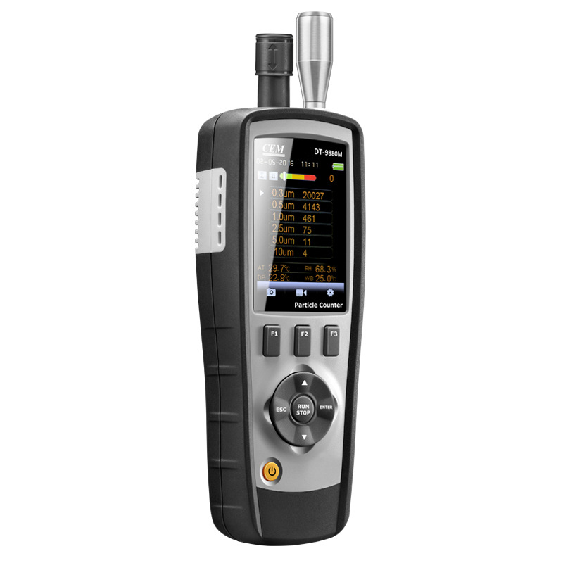 华盛昌DT-9880M粒子计数器质量称重 粉尘颗粒物空气质量检测仪