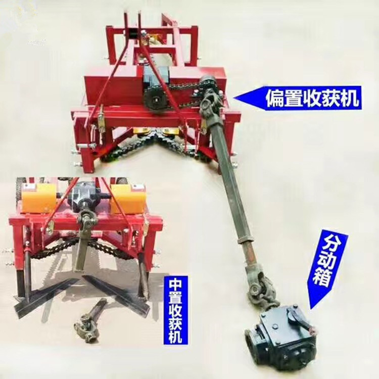 垄上种植花生收获机铺放整齐不缠秧花生收获机