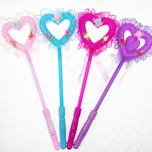 New lace love glow stick flash stick night fairy stick summer night market event venue cheering products wholesale