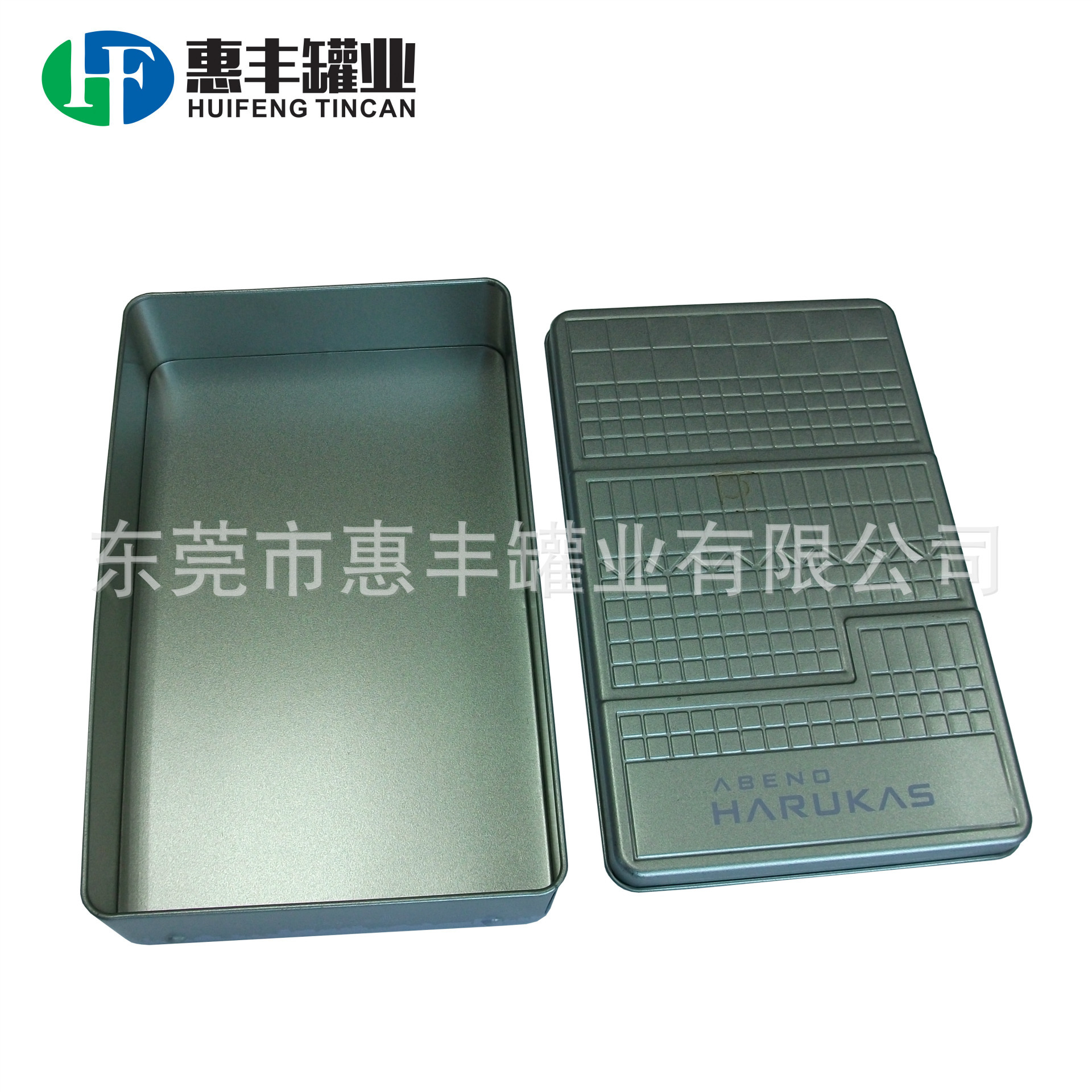 生产出口日本食品包装马口铁盒 方形大厦金属罐 房屋铁罐 TIN BOX