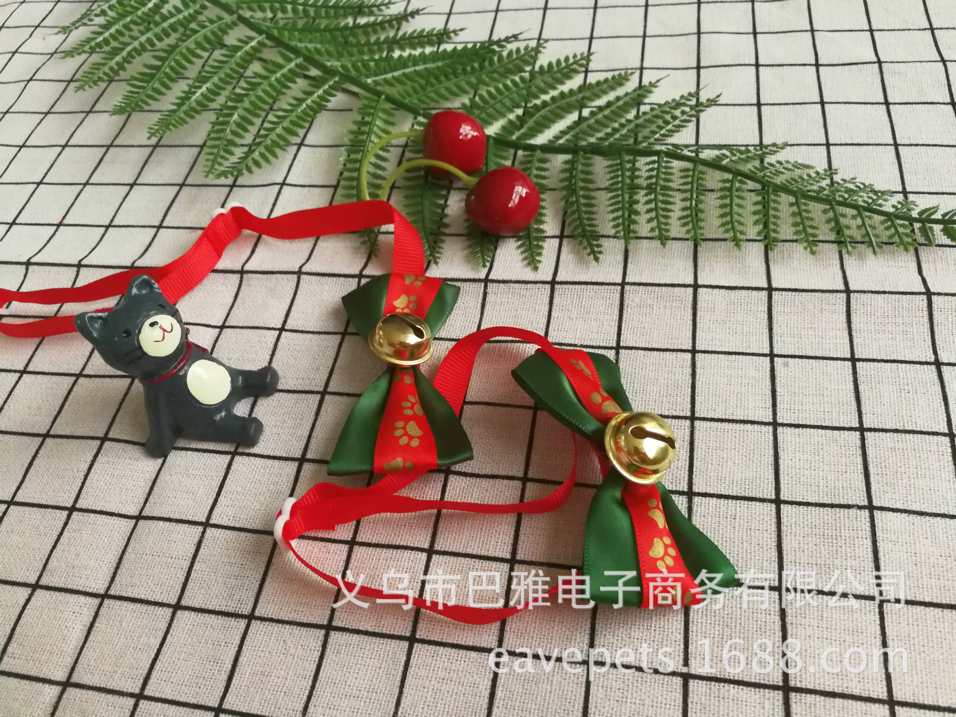 8g Weight Costume Props Event & Party Supplies Pet Accessories Type Of Pet Supplies Christmas Occasion Ribbon Material Christmas Festival Color Block, Polka Dots Pattern All Seasons Season Bowknot Design Casual Style Casual Ribbon Christmas Color Block Polka Dots Bowknot Pet Accessories 14