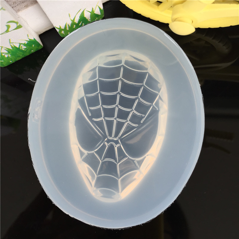 Зеркальная резиновая форма Spider-Man серии резиновая форма силиконовая DIY чехол для телефона ручной работы патч декоративный инструмент