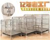 Factory direct selling stainless steel dog cage large dog cage chicken cage chicken cage teddy Golden Moso Samodi bear dog cage