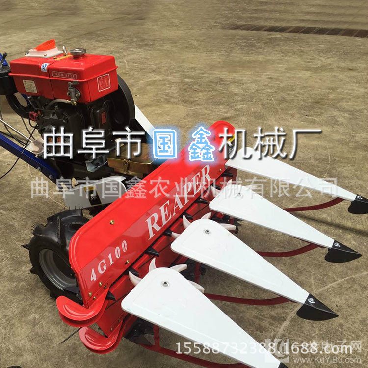 阆中稻麦打捆收割一体机 小麦水稻割捆一体机